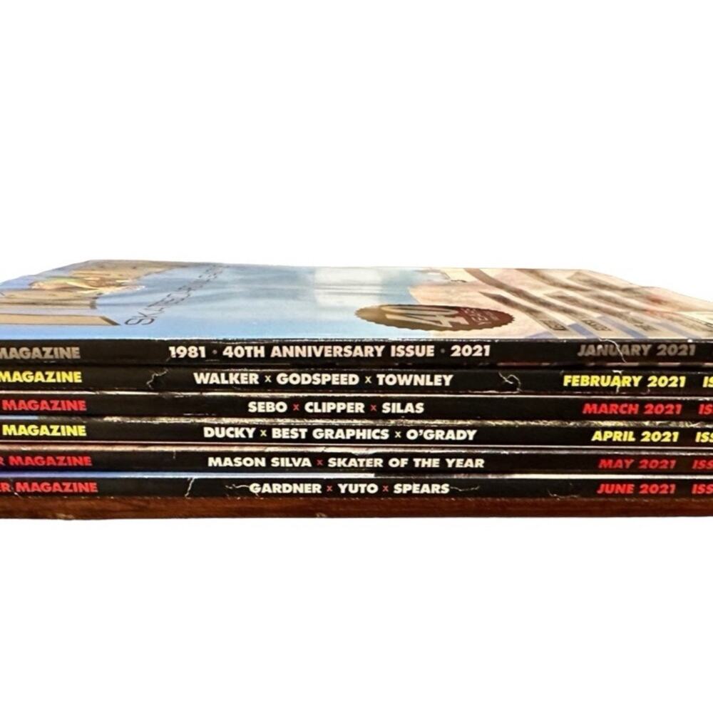 Thrasher Magazines Jan-June 2021